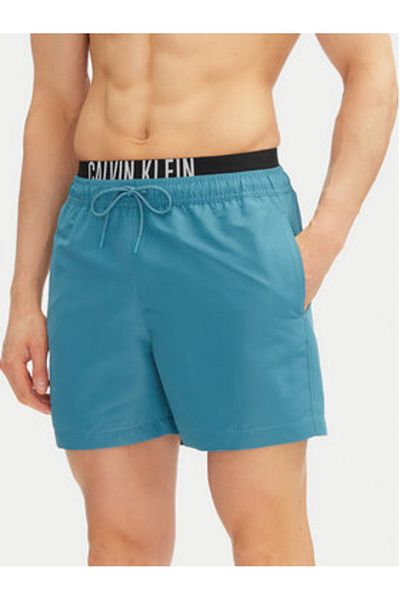 Calvin Klein Pantaloni scurți de baie pentru bărbați KM0KM01093 Albastru