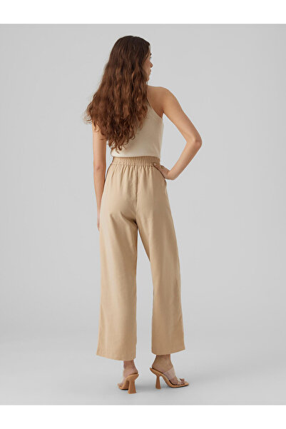 Vero Moda vero moda Women's fabric trousers 10278926 Beige