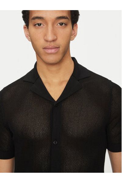 Calvin Klein swimwear Mens Shirt KM0KM01087 Black