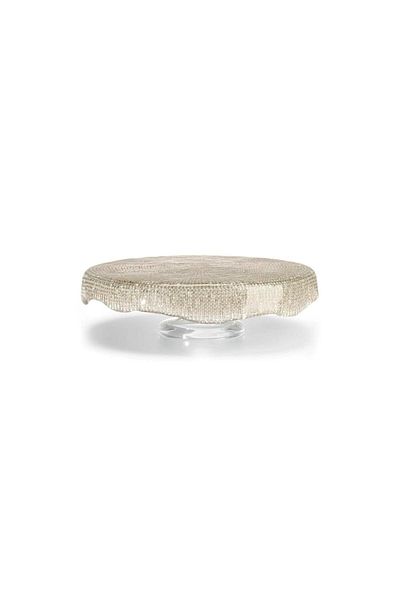 I.V.V Ivv Diamante Cake Presentation Beige 33 cm