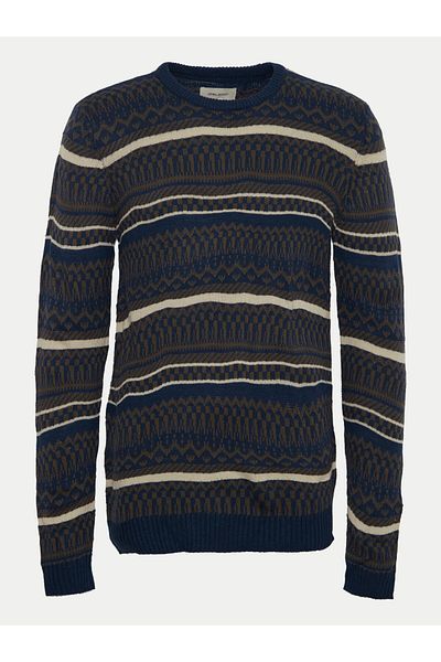 Blend Pulover bărbătesc 20717485 Bleumarin