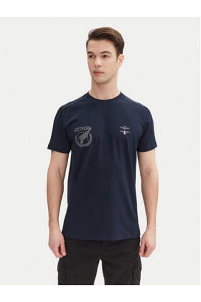 Aeronautica Militare Tricou bărbătesc 251TS2380J674 bleumarin