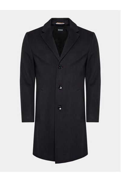 BOSS Palton de lână pentru bărbați 50485199 bleumarin