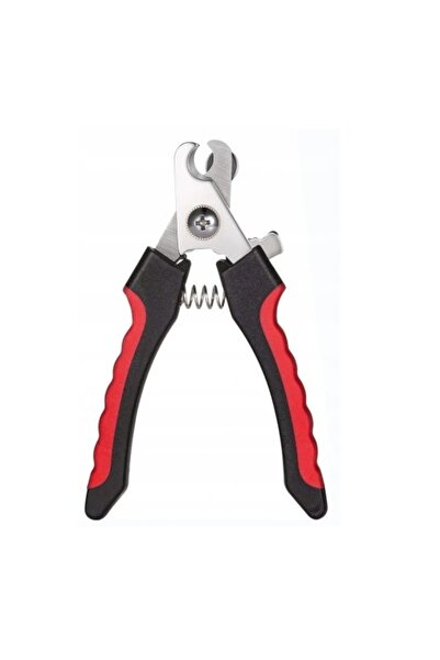OEM Nail clippers for dogs and cats, ergonomic handle, black/red