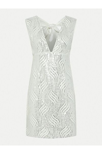 YAS Rochie de cocktail pentru femei 26036725 argintie