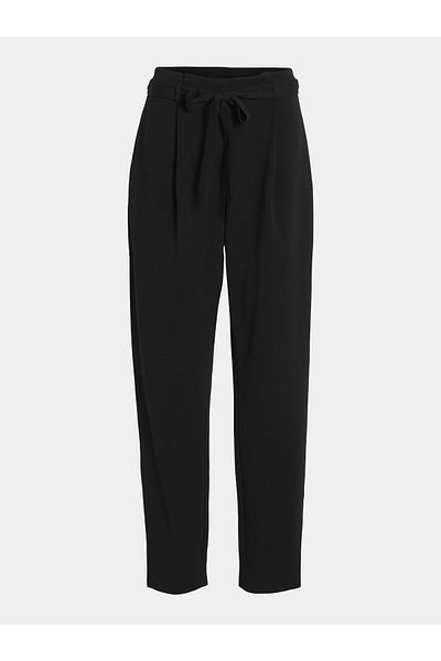 VILA vila Women's Fabric Trousers 14100197 Black