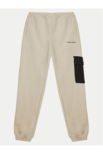 Calvin Klein Jeans Φόρμα για αγόρια IB0IB02349 Εκρού