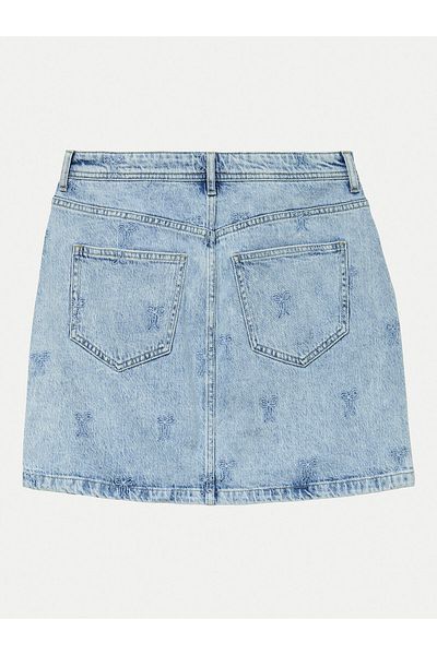 Vero Moda Fustă din denim pentru femei 10326888 Albastră