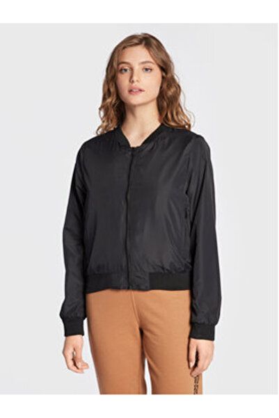 Brave Soul Women's Bomber Jacket LJK-KAJAL Black