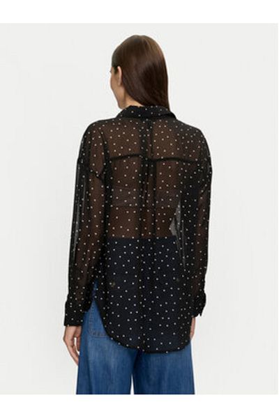 Brave Soul Cămașă de damă LSH-272DOTTIBLK Neagră