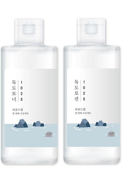 Round Lab 1025 DOKDO TONER LOTION SPECIAL SET (Toner_200ml + Lotion_200ml)
