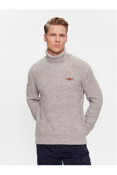 Aeronautica Militare Men's Golf 232MA1455L509 Gray