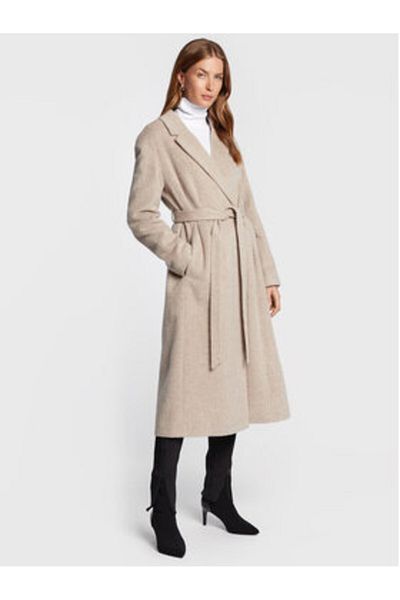 Calvin Klein Women Wool Coat K20K204951YBL Gray