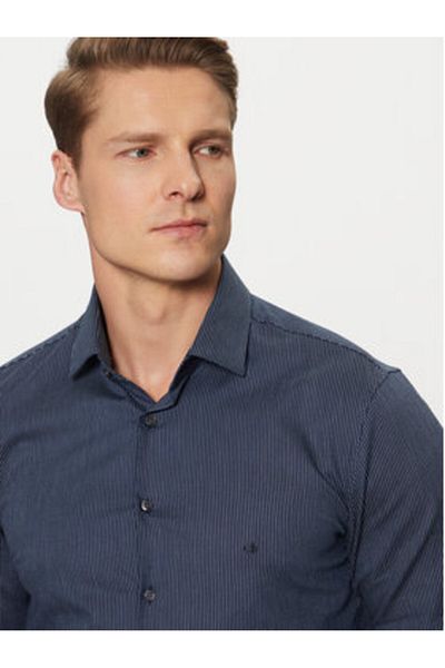 Calvin Klein Mens Shirt K10K113844 Navy Blue