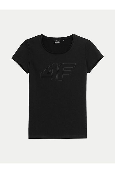 4F Tricou damă 4FWSS24TTSHF1163 Negru
