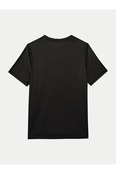 4F Tricou tehnic pentru bărbați 4FWSS24TFTSM697 Negru