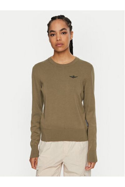Aeronautica Militare Women's Sweater 242MA1502DL506 Green