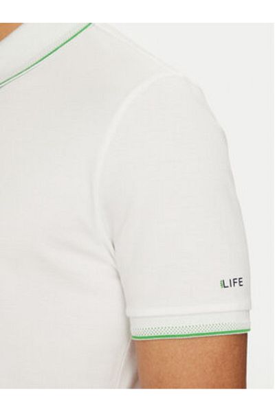 U.S. Polo Assn. Tricou polo pentru bărbați US Polo Assn MUP3508 Alb