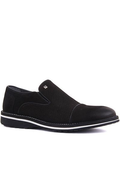 SailLakers Fosco - حذاء كاجوال رجالي أسود من Nubuck