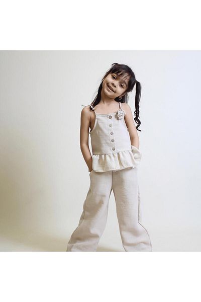 OZZY KİDS Girl's Rope Strap Suit