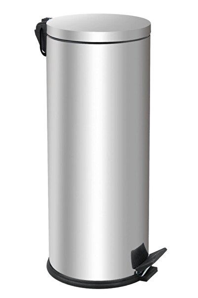 Eforeca Paslanmaz Pedallı Çöp Kovası 25 Lt