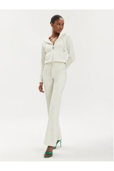 Juicy Couture Pantaloni de trening pentru femei JCBBJ223823 Ecru