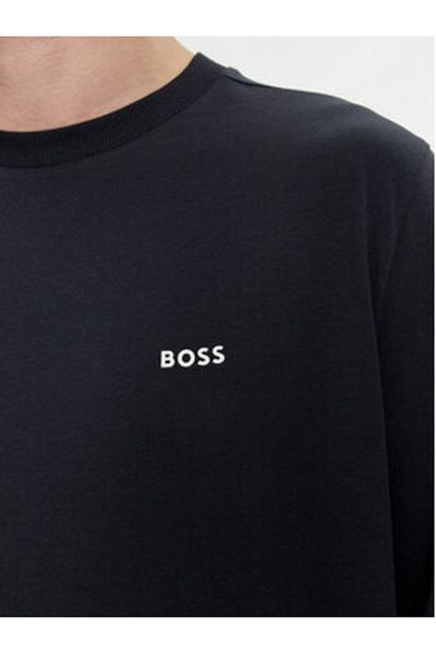 BOSS Tricou bărbătesc cu mânecă lungă 50506365 bleumarin