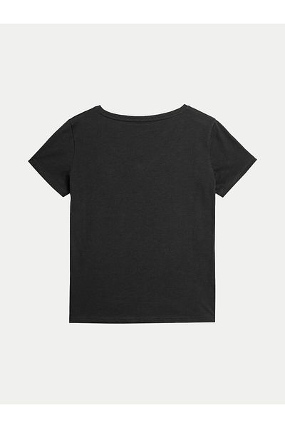 4F Tricou damă 4FWSS24TTSHF1162 Negru