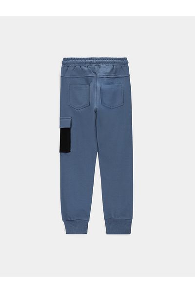 Coccodrillo Pantaloni de trening pentru băieți WC4120102DEK albaștri
