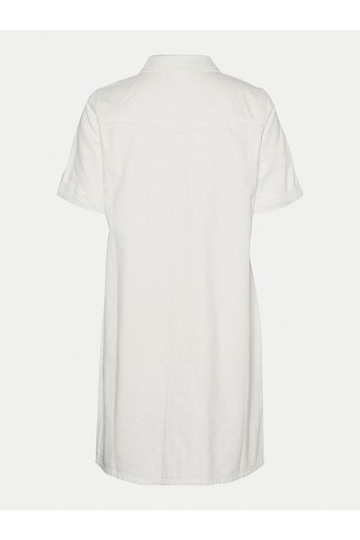 Vero Moda Rochie din denim pentru femei 10309665 Alb