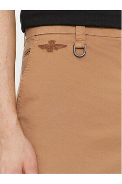 Aeronautica Militare Men's Chinos 241PA1597CT3293 Brown