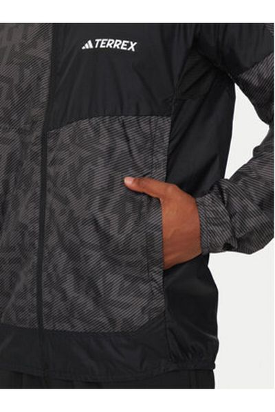 adidas Mens Running Jacket IN6726 Grey