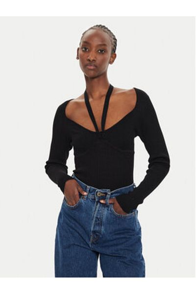 Brave Soul Women's Sweater LK-273BUSTED Black