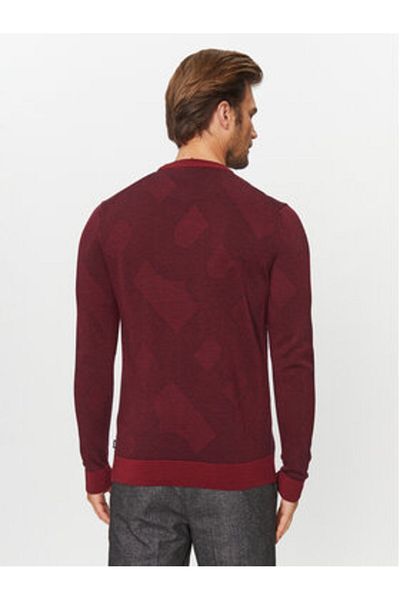 BOSS boss Men's Sweater 50500675 Burgundy