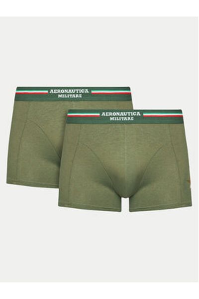 Aeronautica Militare Set de 2 boxeri pentru bărbați AM1UBX001 Kaki