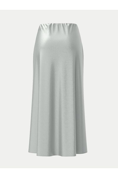 VILA Women Midi Skirt 14104074 Gray