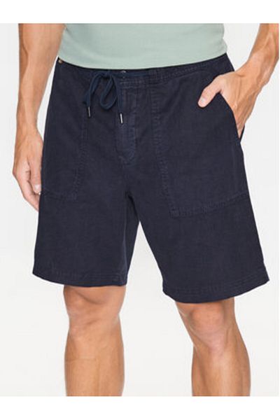 BOSS Men's Fabric Trousers 50488627 Navy Blue