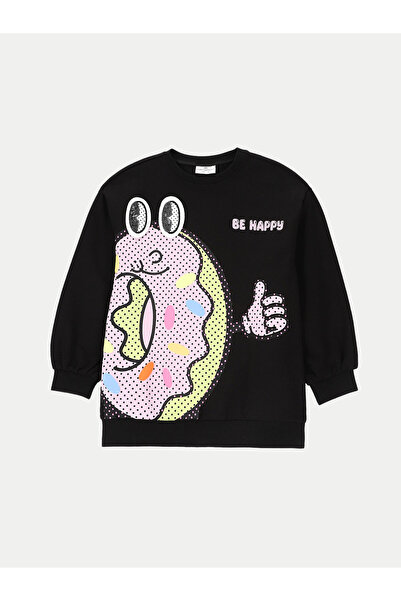 Coccodrillo Hanorac pentru fete ZC4132901CGK Negru