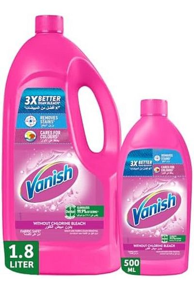 Vanish سائل مزيل بقع الغسيل للملابس البيضاء والملونة