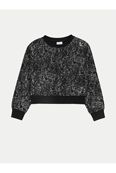 Coccodrillo Hanorac pentru fete ZC4132101EPG Negru