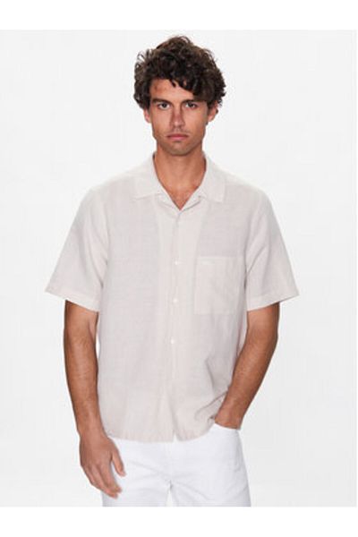 Calvin Klein Mens Shirt K10K109521 Beige