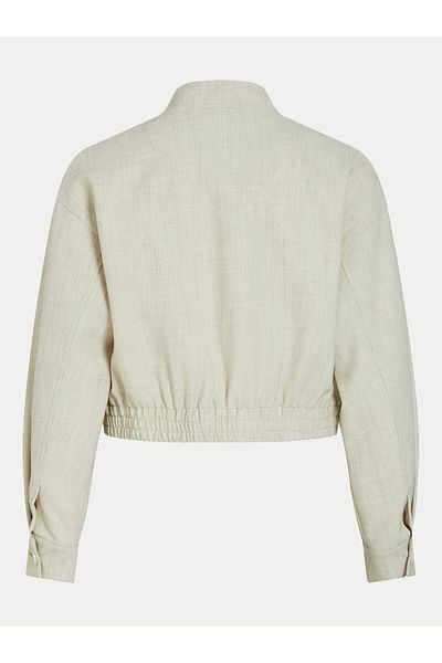 VILA Women's Bomber Jacket 14104864 Beige