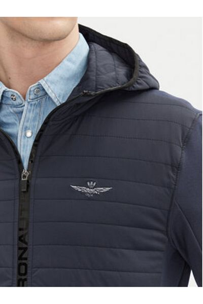 Aeronautica Militare Jachetă de tranziție pentru bărbați albastru AERONAUTICA MILITARE-251AF498F559 08184 BLU NAVY