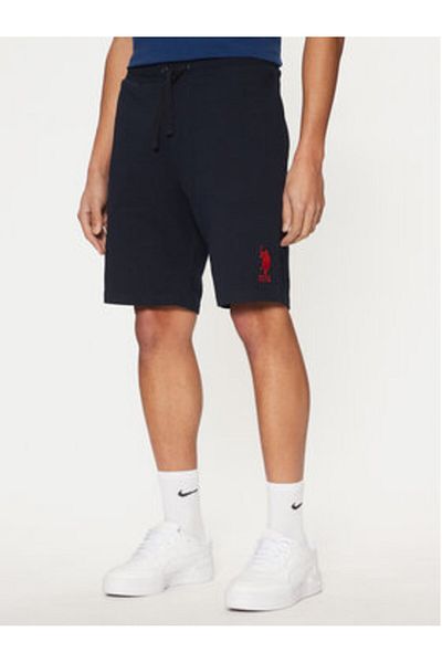 U.S. Polo Assn. Pantaloni scurți sport pentru bărbați US Polo Assn MUP3355 Bleumarin