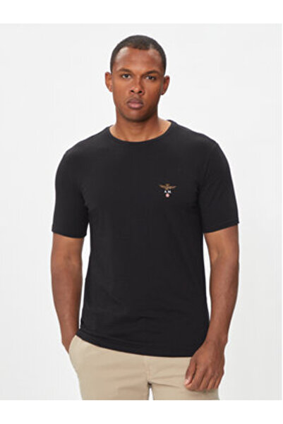 Aeronautica Militare Tricou bărbătesc Aeronautica Militare AM1UTI001 Negru
