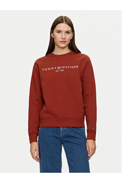 Tommy Hilfiger Hanorac pentru femei WW0WW39791 roșu