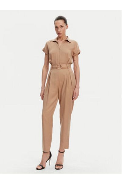 Access Fashion Women's Jumpsuit 53-5511 Beige