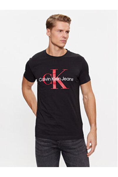 Calvin Klein Jeans Ανδρικό T-Shirt J30J320935 Μαύρο