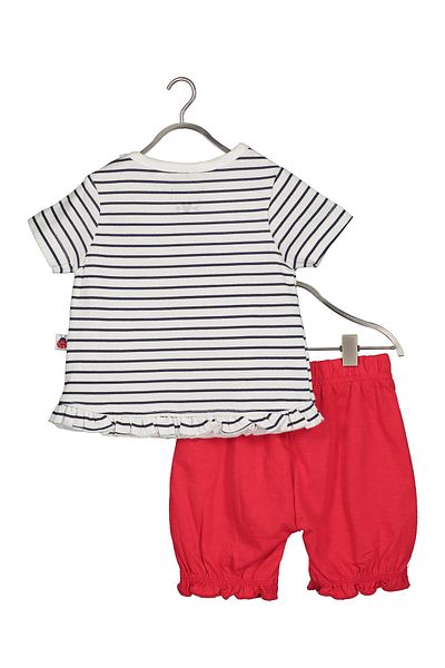 Blue Seven Girl T-shirt and shorts set 422170 X White, Red