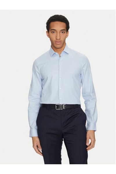 Calvin Klein Cămașă bărbătească K10K114310 Albastru deschis